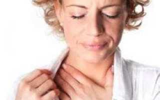 Отёк горла: симптомы и лечение у взрослых, оказание первой помощи