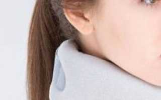 Для взрослых и детей с проблемами шеи — рекомендован воротник Шанца